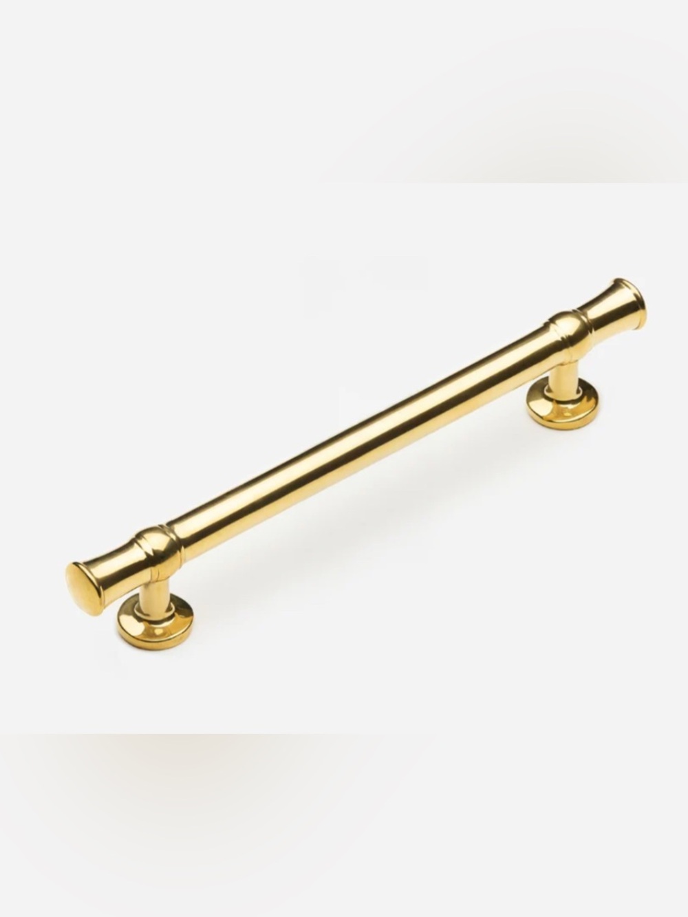 1 Unlacquered Polished Brass 6” Heritage Pull Tradition Hardware